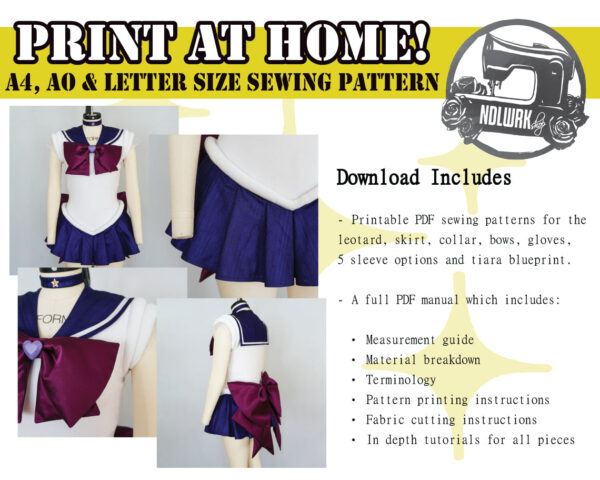 Cosmic Guardians Cosplay Sewing Pattern/Downloadable PDF File - Image 3