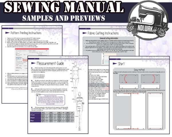 BUNDLE Japanese Uniform Cosplay Sewing Pattern/Downloadable PDF File - Image 5