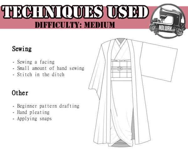 BUNDLE Oni Girl Cosplay Sewing Pattern/Downloadable PDF File - Image 8