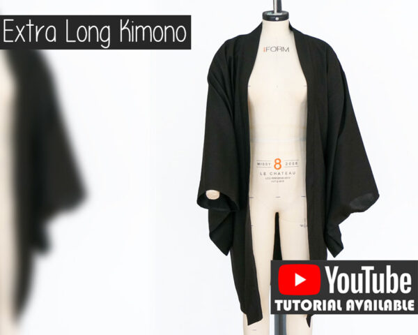 Extra Long Kimono (no lining) Cosplay Sewing Pattern/Downloadable PDF File