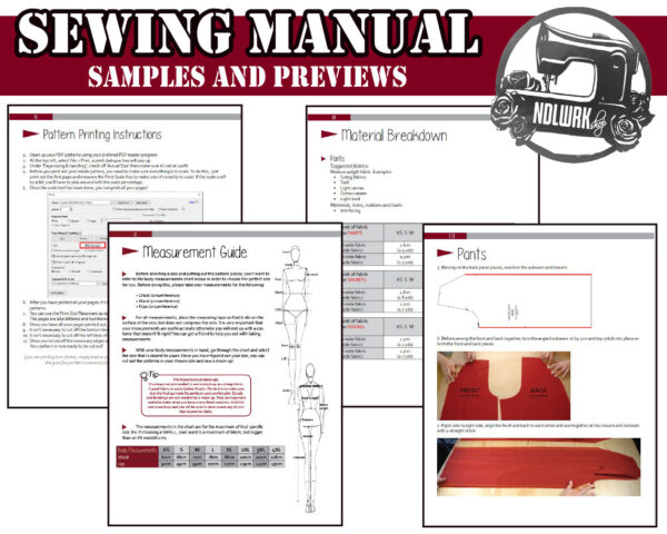 Hakama Pants and Shorts Sewing Pattern/Downloadable PDF and Tutorial Book - Image 4