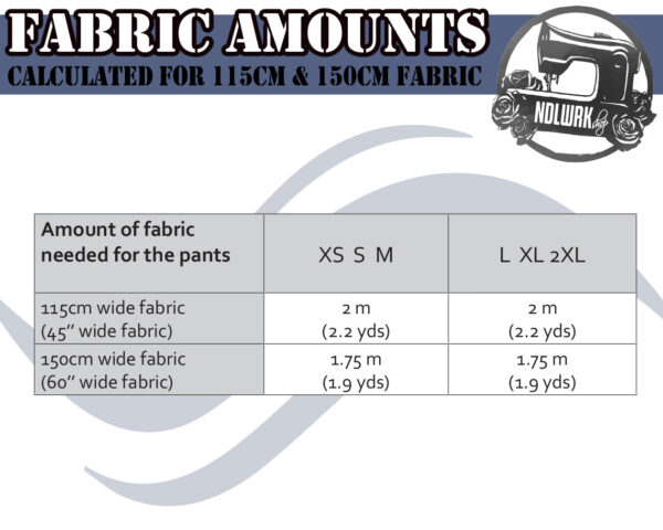 Cuffed Baggy Pants for stretch fabrics Sewing Pattern/Downloadable PDF File and Tutorial Book - Image 4