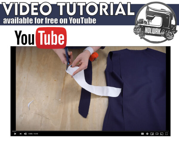 Men's Double Breasted Jacket Sewing Pattern/Downloadable PDF File and Tutorial Book - Image 7