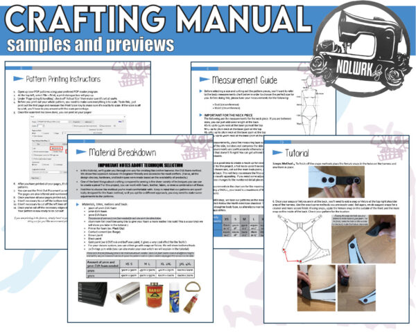 Arcane Jinx Inspired Leather Harness Crafting Pattern/Downloadable PDF File and Tutorial Book - Image 3